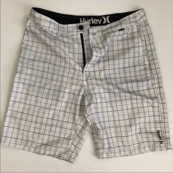 mens hurley swim trunks
